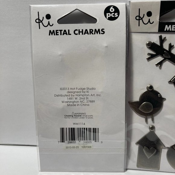 Metal Charms Paper Crafts Card Making Scrapbook Bird House Tree Flower Bird Tree - Picture 6 of 12